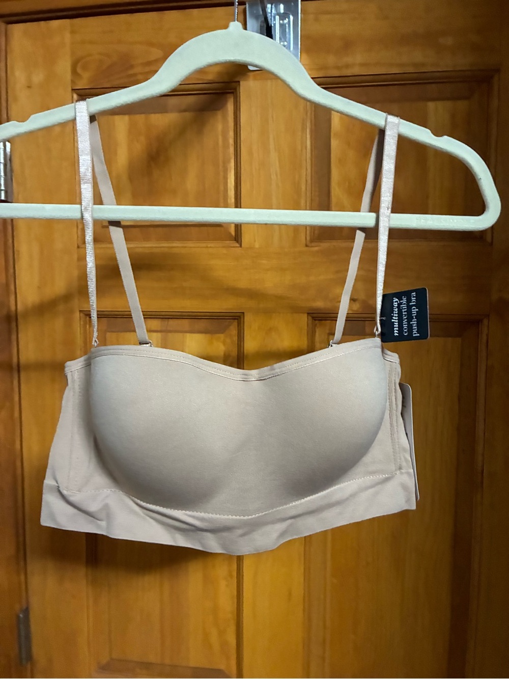Seamless Convertible Strapless Bra Top - Nude